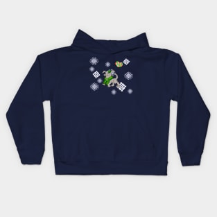 Marie the Labrador Christmas Theme Kids Hoodie